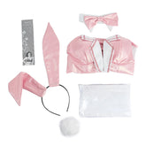 Halloweez March 7th Bunny Girl Costume - Honkai Star Rail Cosplay Sexy Pink Jumpsuit - Halloweez